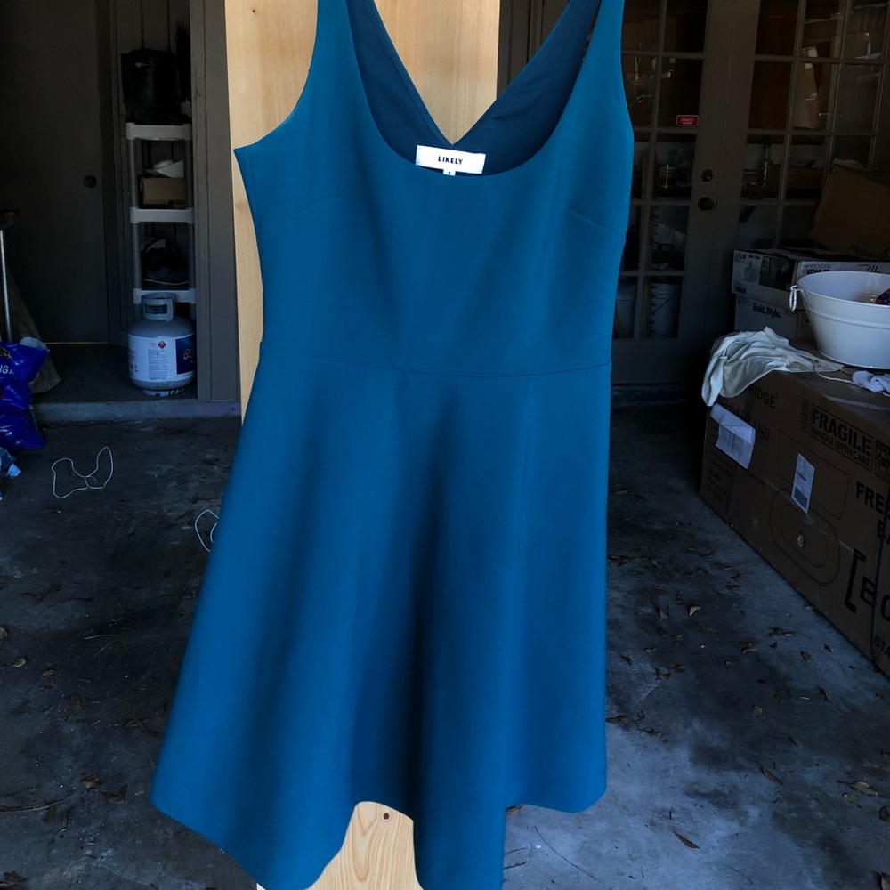 Mini Teal Dress